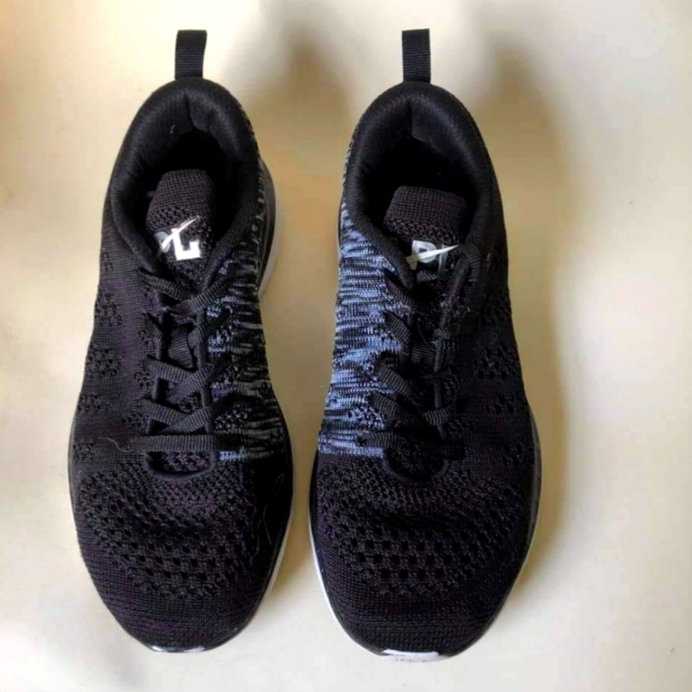 APL black sneakers size 6